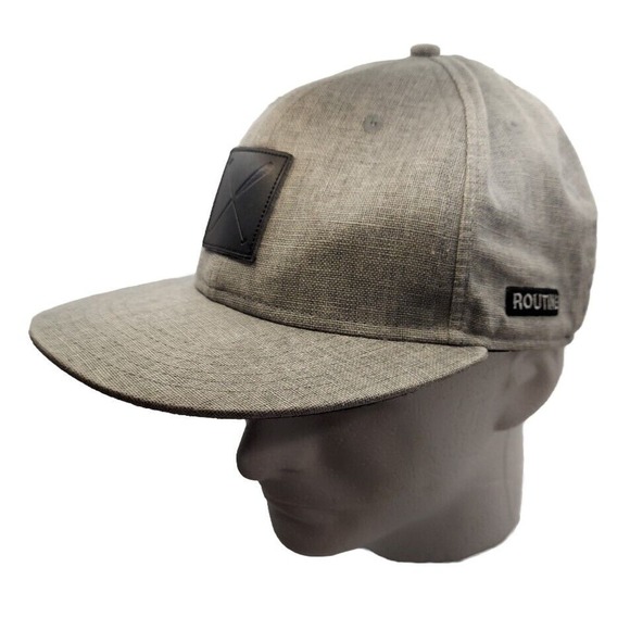 Gray 7 1/4 Fitted Routine Baseball Hat Cap Men's Black Cross Baseball Bat Emblem - Picture 15 of 16